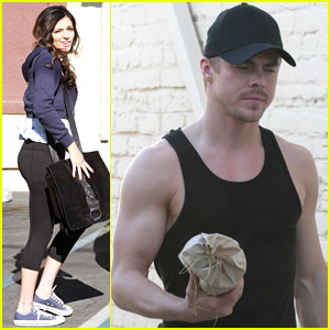 Bethany Mota & Derek Hough Get in One Last Practice Before 'DWTS' Premiere