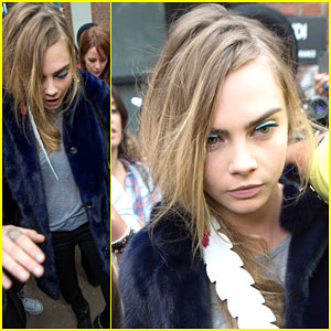 Cara Delevingne Gets Swarmed By a Giant Crowd of Fans!