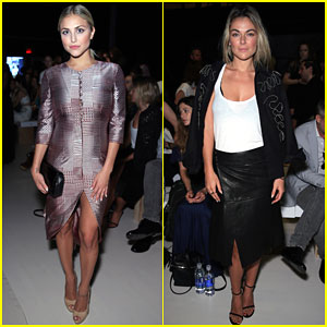 Cassie Scerbo & Serinda Swan Show Off Their Style at the Francesca Liberatore Show!