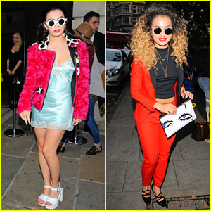 Charli XCX & Ella Eyre Show Off Thier Fashion at House of Holland!
