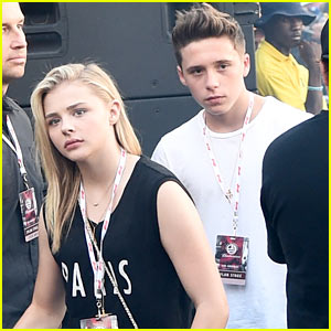 Chloe Moretz Checks Out Made In America with Brooklyn Beckham!
