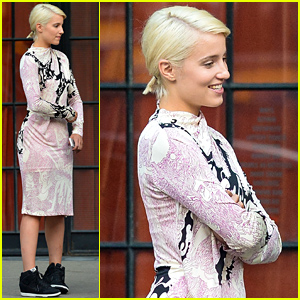 Dianna Agron Steps Out After Participating in Big Global Citizen Festival
