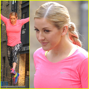 Ellie Goulding Runs Around London For Nike Commercial