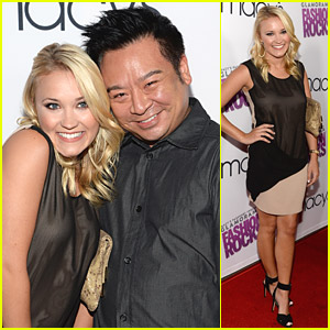Emily Osment & Rex Lee Get 'Young & Hungry' at Glamorama Fashion Rocks Event