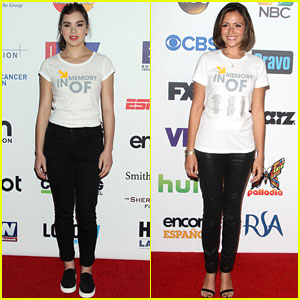 Hailee Steinfeld & Italia Ricci Step Up & Stand Up to Cancer 2014