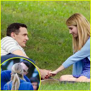 Emma Roberts Makes Out with James Franco for their Upcoming Movie 'Michael'