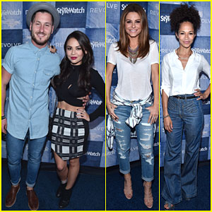 Janel Parrish & Val Chmerkovskiy Are a Perfect Pair at People StyleWatch Event!