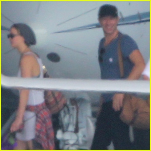 Jennifer Lawrence & Chris Martin Take Private Jet Together - See the Pics!