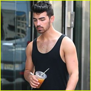 Joe Jonas' Arms Look So Strong After a Workout!