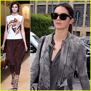Kendall Jenner Confidently Works the Runway for Fendi in Milan