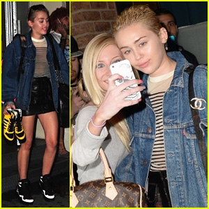 Miley Cyrus Takes Selfies with Fans Ahead of First-Ever 'Dirty Hippie' Art Show