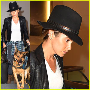 Nikki Reed Brings Her Pup Along to the Airport!