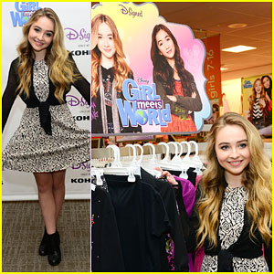 Sabrina Carpenter Reveals the Girl Meets World D-Signed Collection in Her Hometown!