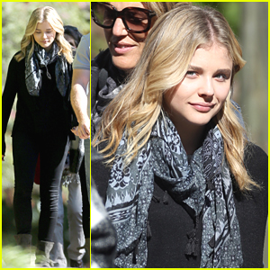 Chloe Moretz: Back To '5th Wave' Filming After Haunted Forest Visit