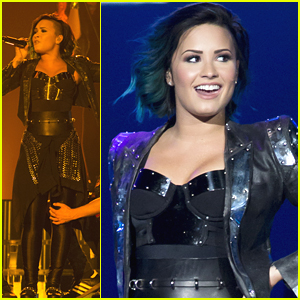 Demi Lovato Lights Up New Jersey On World Tour - See Her Set List Here!