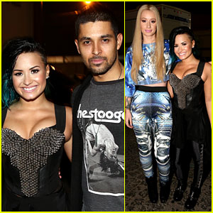 Demi Lovato's Boyfriend Wilmer Valderrama Shows Support at Vevo Concert!
