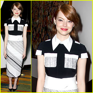 Emma Stone Gears Up for 'Birdman' Release at NYC Luncheon!