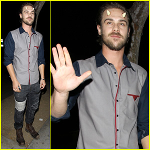 Grey Damon Sprouts Horns for Halloween!