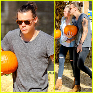 Harry Styles Goes Pumpkin Picking with Erin Foster!