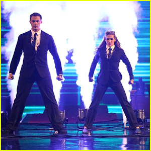 Jonathan Bennett & Allison Become the 'Men in Black' for 'DWTS' Jazz - See the Pics!