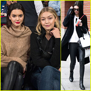 Kendall Jenner & Gigi Hadid Bring Beauty to Knicks Game