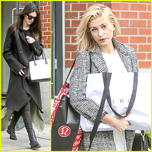 Kendall Jenner & Hailey Baldwin Enjoy the Fall By Picking Apples