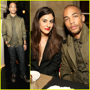 Gracepoint's Kendrick Sampson Dines Out With Designer Simon Spurr