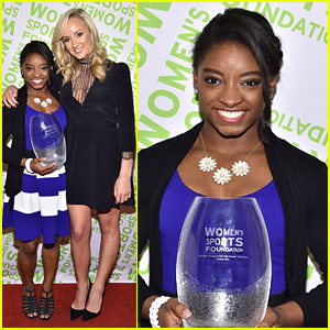 Gymnast Simone Biles Also Nabs Sportswomon Of The Year at Salute To Women In Sports Awards 2014