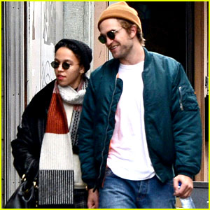 Robert Pattinson Holds Hands with Girlfriend FKA twigs On a Romantic Stroll!