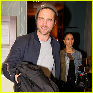 Robert Pattinson Hits Germany with Girlfriend FKA twigs For Her Tour