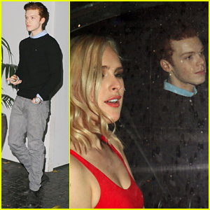 Cameron Monaghan Leaves Chateau Marmont with Rumer Willis