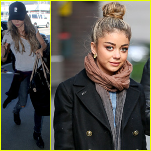 Sarah Hyland Shows Her Love for Animals in New York City