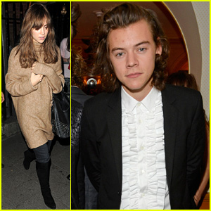 Harry Styles Hangs with Suki Waterhouse at Annabel's Event in London