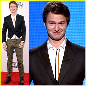 Ansel Elgort Channels His Inner Colonial Person at American Music Awards 2014