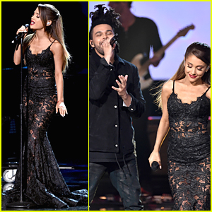 Ariana Grande Strips It Down During AMAs Performance - Watch Now!