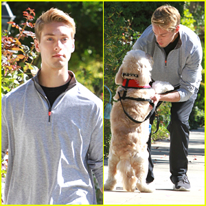 Austin North Walking His Dog Is The Cutest Thing You'll See Today