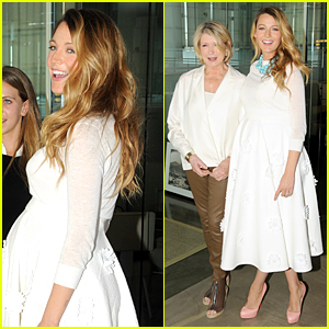 Pregnant Blake Lively Bring Baby Bump to American Made Summit