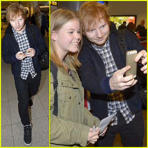 Ed Sheeran Arrives in Copenhagen After His New One Direction Song '18' Drops