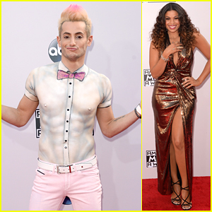 Frankie Grande Makes a Statement By Wearing No Shirt to American Music Awards 2014!