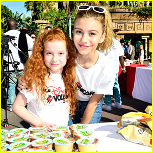 G Hannelius & Francesca Capaldi Give Back With GenerationOn & Disney's Friends For Change