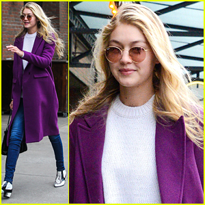 Gigi Hadid Wears The Chicest Coat In NYC & We Want To Raid Her Closet Now