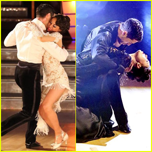 Janel Parrish & Val Chmerkovskiy Continue to Get Close on 'DWTS' - See the Pics!