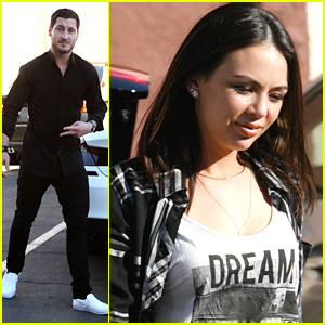 Janel Parrish Just Wrapped PLL Season 5 & Is Back At DWTS Practice
