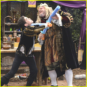 Cameron Boyce & Kevin Chamberlin Have The Best Sword Fight Ever on 'Jessie'