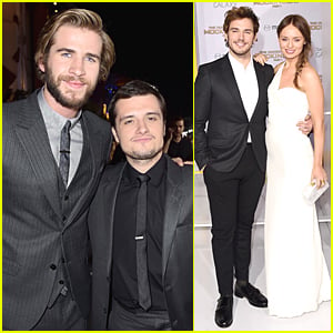 Liam Hemsworth & Josh Hutcherson Are So Dapper at 'Hunger Games: Mockingjay' Los Angeles Premiere!