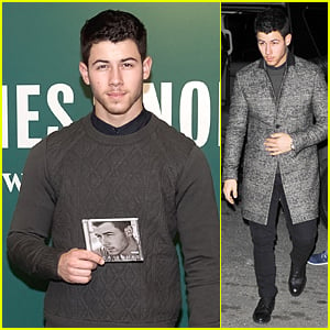 Nick Jonas Helps Fans Brave Chilly NYC Weather