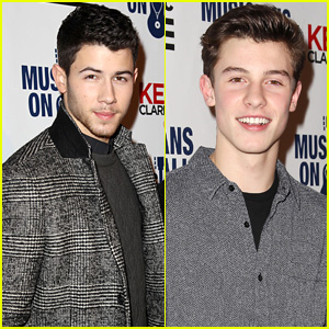 Nick Jonas & Shawn Mendes Perform for a Good Cause in NYC!