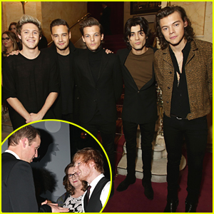 One Direction & Ed Sheeran Meet Prince William At Royal Variety Performance - See The Pics!