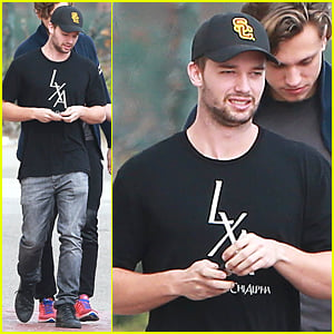 Patrick Schwarzenegger Meets With Friends After Date With Miley Cyrus