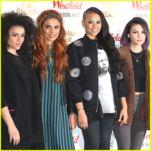 Neon Jungle & RJ Mitte Step Out For Fashion For Relief